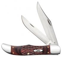 Case Hunter Standard 4.10" Folding Clip/Skinner Plain Tru-Sharp SS Blade/ Jigged Rosewood Handle - 00189