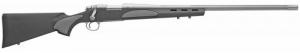 Remington Arms Firearms 700 Varmint SF 22-250 Rem 5+1 Cap 26" Polished Stainless Rec/Barrel Matte Black Fixed Hogue OverMolded - R84342