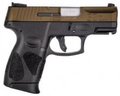 Taurus G2C Black/Burnt Bronze 9mm Pistol - 1G2C93A12