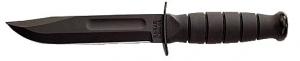 Kabar Knife w/Fixed Clip Point Blade & Leather Sheath - 1256 Kabar Knife w/Fixed Clip Point Blade & Leather Sheath - 1256