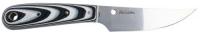 Spyderco Bow River 4.36" Fixed blade knife- Plain Stainless steel Blade,Black/Gray Handle - FB46GP