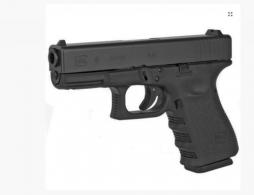 Glock G19 Gen3 Compact 9mm 4.10" 15+1 Black Polymer Black Steel Slide Black Polymer Grip - G1915AUT