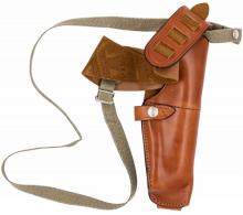 Bianchi Leather 12356 X-15 Vertical Shoulder Holster Tan Leather Right Handed Harness Size Small - 153