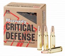 Main product image for HORNADY  CRITICAL DEFENSE  5.7X28   FTX 25RD BOX