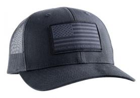 Magpul Standard Black Adjustable Snapback OSFA Structured Woven American Flag Patch - MAG1215-001