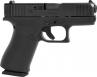 Glock G43X Subcompact 9mm Luger 3.41 10+1 Overall Black Finish with nDLC Steel with Front Serrations Slide, Rough Textu