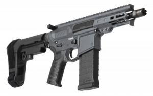 CMMG Banshee MK4 5.7x28mm 5" 40+1 Sniper Gray Cerakote Rec Black Nitride Barrel Synthetic CMMG 6 Pos RipBrace - 54ABCC7SG