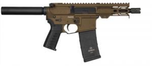 CMMG Inc. Banshee MK4 9mm Luger 5" 30+1 Midnight Bronze Cerakote w/Buffer Tube - PE94A1798MB