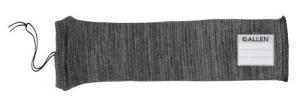 Allen Firearm Sock made of Gray Silicone-Treated Knit with Custom ID Labeling Holds Handguns 14" L x 3.75" W Interior Dime