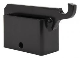 EZ-Aim Gong Hanger Black Powder Coated Steel with 3/8" Hook, 5.50" Long & is compatible with 2" x 4" Lumber