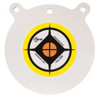 EZ-Aim Hardrock Shooting Target Handgun/Rifle Gong Yellow/White/Black AR500 Steel 10" L x 10" W x 0.50" H 1/2" Thick - 15600