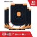 EZ-Aim Splash Shooting Target Adhesive Paper Orange with Oval Black Target 12" W x 18" H 10 Per Pkg