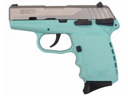 SCCY CPX-1 Gen3 Sky Blue/Stainless Steel 9mm Pistol
