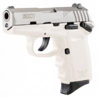 SCCY CPX-1 Gen3 White/Stainless Steel 9mm Pistol