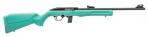 Rossi RS22 .22 LR 10+1 18" Matte Black Rec Teal Monte Carlo Stock Right Hand (Full Size)