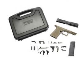 Polymer80 PFC9 Serialized Compact AFT Kit 9mm Luger Flat Dark Earth Polymer Frame Aggressive Textured Flat Dark Ear