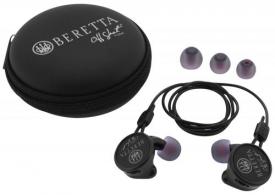 Beretta USA Mini Headset Comfort Plus Silicone Ear Piece 32 dB In The Ear Black Ear Buds with Black Cord - CF081A21560951