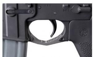 Hogue Trigger Guard Made of G10 with Black & Gray G-Mascus Finish for AR-15, M16