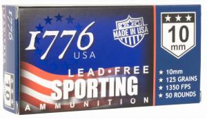 1776 USA 1776010115 Lead Free Sporting 10mm 125 gr Lead Free Ball 50 Per Box/20 Cs - 1161