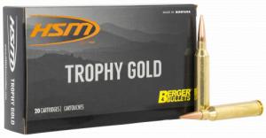 HSM 65X284130VLD Trophy Gold 6.5x284 Norma 130 gr Berger Hunting VLD Match (BHVLDM) 20 Bx/25 Cs - 690