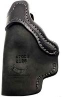 Hunter Company 4700 Universal IWB Black Leather Belt Clip Fits Sm/Med Frame
