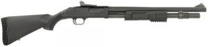 Mossberg & Sons 590 12 GA 6+1 18.50" Barrel, Cylinder Bore Choke, Parkerized Finish, Synthetic Flex Stock, Ghost Ring Sight, M - 52154