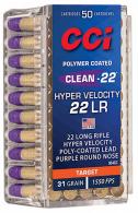 CCI .22 LR 31 gr LN Purple 50 Per Box/ 100 Cs - 954CC