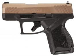 Taurus GX4 Micro-Compact 9mm 11+1 3" Satin Black DLC Steel Barrel, Midnight Bronze Cerakote Serrated Slide, Black - 1GX4M93L Taurus GX4 Micro-Compact 9mm 11+1 3" Satin Black DLC Steel Barrel, Midnight Bronze Cerakote Serrated Slide, Black - 1GX4M93L