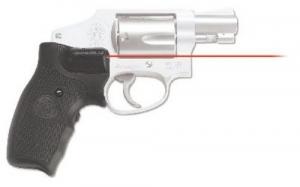 Crimson Trace Lasergrips Black w/Red Laser 633nM Wavelength Fits S&W J Frame Handgun Grip Mount - 011150