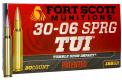 Fort Scott Munitions 30-06 168gSCV Tumble Upon Impact (TUI) Rifle 30-06 Springfield 168 gr Solid Copper Spun - 1111
