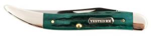 Case 48947 Texas Toothpick Medium 3.40" Folding Clip Point Plain Mirror Polished Tru-Sharp SS Blade/Kinfolk Jig