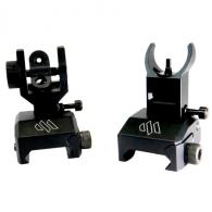 Meta Tactical Llc MTABUS Front And Rear Backup Sights Black for AR-15 - 1197