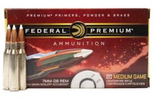 Federal 7MM-08 Remington 140 Grain Nosler AccuBond - P708A2