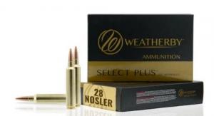 Weatherby Select Plus 28 Nosler, 180 gr, 20 Per Box/ 10 Cs - R28NS180VLD