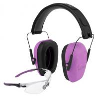 Allen ULTRX Shield Ear & Eye Protection Combo - Plum - 258