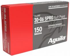 Aguila 30-06 Springfield 150 gr Soft Point 20rd box - 8108ag