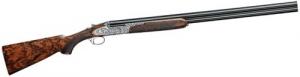 Rizzini Grand Regal Extra Full Size 16 GA Over/Under Chrome Lined Barrel, Coin Anodized Silver Engraved Steel Receiver