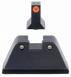 Trijicon Suppressor/Optic Height Sights-For Glock Standard Frame Black Green Tritium Orange Outline Front Sight Gre - GL201C601134