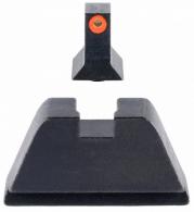 Trijicon GL201C601138 Suppressor/Optic Height Sights-For Glock Standard Frame Black Green Tritium Orange - 171