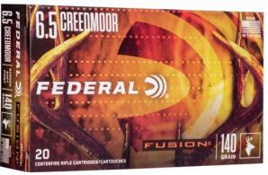 Federal Fusion 6.5 Creedmoor 140 gr 20 Per Box/ 10 Case - F65CRDTFS1