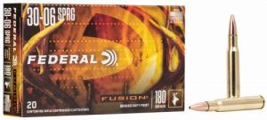 Federal Fusion .30-06 Springfield 180 gr 20 Per Box/ 10 Case - F3006TFS3