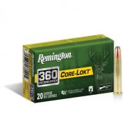 Remington Ammunition 360 Buckhammer 180 gr Core Lokt Tipped 20 Per Box/ 10 Case - R20041