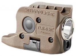 Streamlight TLR-6 HL G Flat Dark Earth For Glock 42/43/43x/48 Green Laser 300 Lumens White LED - 69351