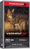 Winchester Ammo Varmint X 243 Win 65 gr Extreme Point 20 Per Box - X243PXP