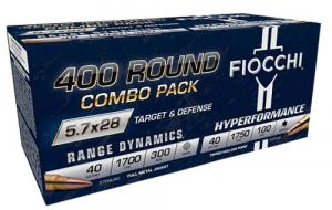 Fiocchi Hyperformance 5.7x28mm Full Metal Jacket 400rds *Combo Pack - 57COMPT