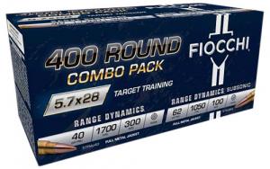 Fiocchi Hyperformance 5.7x28mm Full Metal Jacket 400rds *Combo Pack - 57COMSUB