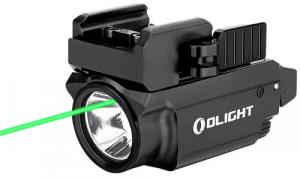 Olightstore Baldr Mini Black Anodized 100/600 Lumens White LED/Green Laser - OBALDRMINIBK1