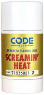 Code Blue OA1418 Screamin' Heat Stick Doe Urine Scent Wax 2.60 oz Scent Stick - 270