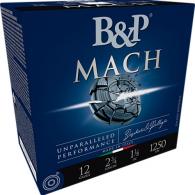 B&p Ammunition Mach LV 12 Gauge 2.75" 1 oz 8 Shot 25 Per Box/ 10 Case