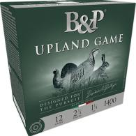 B&p Ammunition Upland Game 12 Gauge 2.75" 1 1/4 oz 4 Shot 25 Per Box/ 10 Case - 12B14UP4